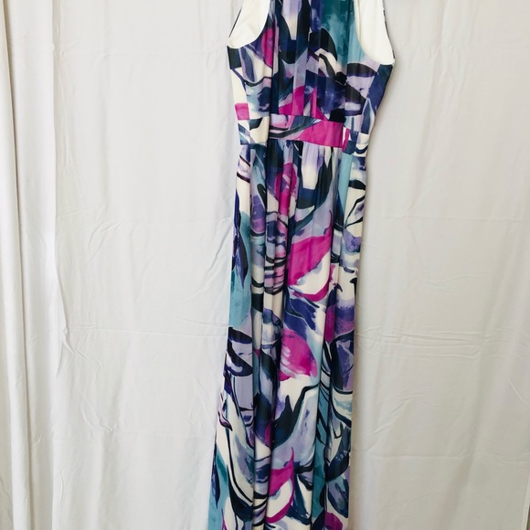 Vince Camuto Maxi long dress sleeveless floral Size: 8 - Picture 7 of 7